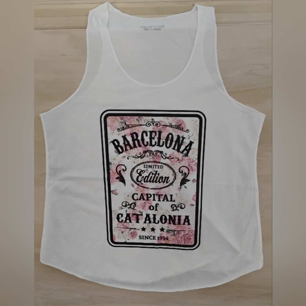 Barcelona Graphic Tank Top